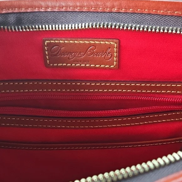 Dooney & Bourke Black and Tan Logo Tote - Picture 2 of 2